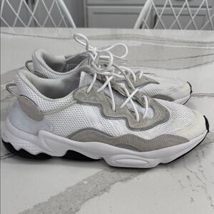 Adidas Mens OXWEEGO White and Gray 11.5